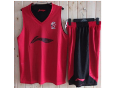 篮球服男运动套装夏双面穿比赛训练服无袖背心球服球衣团购图3