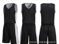 黑白两面穿马刺队球衣DIY定制成年团队篮球服比赛服队服运动套装图3