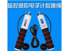 厂家直销磁控感应电子计数跳绳 文体用品健身绳 健身小礼品图2