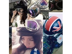 可爱哈雷头盔男 摩托车头盔女电动车安全帽夏季防晒防紫外线半盔图3