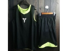 厂家批发新款双面穿篮球服套装男 透气篮球队服团购定制印字印号图3