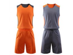 厂家直销双面篮球服套装男 轻柔透气面料训练服球衣定制印字印号图2
