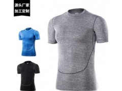 现货秒发男士运动t恤短袖训练速干健身服吸湿排汗圆领速干衣图3