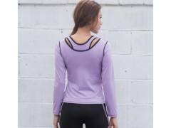 新款加大码瑜伽服套装胖MM长袖短袖专业运动宽松跑步服健身服女速图3