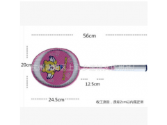 儿童青少年拍铝合金羽毛球拍套装送球超轻3-12岁适用2支装图3