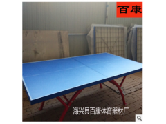 工厂专业生产直销乒乓球台 标准兵乓球桌 小彩虹单折乒乓球台图2