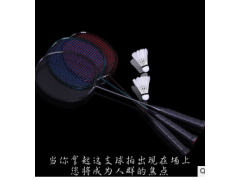 厂家直销 批发羽毛球拍正品全碳素超轻碳纤维男女训练进攻型小黑图2