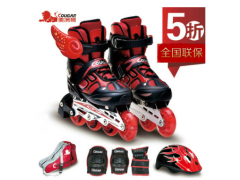 特价美洲狮835LSG轮滑鞋儿童直排溜冰鞋儿童旱冰鞋水立方图1