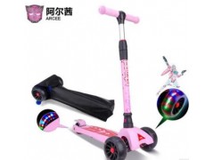 热销新款三轮儿童滑板车可升降踏板车闪轮滑滑车儿童玩具定制批发图2