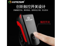 触屏山地自行车前灯强光手电筒USB充电电喇叭铃铛骑行装备配件图3