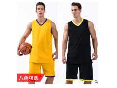 夏季热火新款篮球服套装男款厂家直销DIY定制篮球比赛服训练服图3