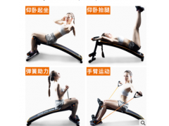 HEAD 多功能S型仰卧板仰卧起坐板男运动健身器材家用哑铃凳健腹板图2