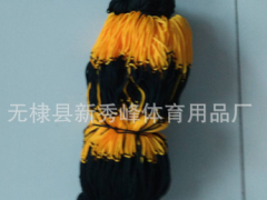 山东厂家供应优质，黄白色球兜。加粗篮球网袋，加重篮球网图3