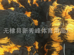 山东厂家供应优质，黄白色球兜。加粗篮球网袋，加重篮球网图2