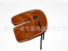 射箭器材真皮护具地中海护指非三指护指真牛皮护具图1