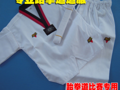 厂家直销 ATAK 成人跆拳道道服 条纹道服 可定做纯棉 长袖特价图3