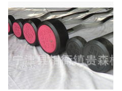 健身器材厂家直销 圆头小杠铃举重杠铃固定杠铃彩色 健身房商用图2