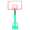 防液压篮球架 全铁材质 绿色 专用生产 热卖