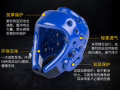 健体跆拳道护具全套成人儿童比赛型跆拳道护具5五件套送护具包图2
