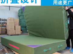 厂家直销跳高海绵包军用训练比赛后空翻有机硅帆布海绵包防护定做图2