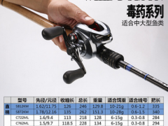 Kyorim凯霖 毒药碳素路亚竿枪柄直柄M调二节日本富士超远投翘嘴杆图3