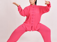 2018新款秋冬太极服嘉嘉棉武术服男女太极拳比赛表演练功服套装图2