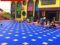 欧百娜厂家直销室外篮球场地塑胶悬浮地垫幼儿园操场悬浮拼装地板图3