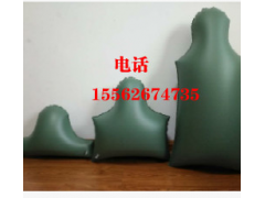 军绿色充气靶 军绿氢氧靶半身靶 气爆靶部队训练器材气体靶部位靶图2