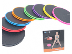 急速健身滑行盘 gliding disc 协调能力健身滑行垫2个彩盒装滑盘图2