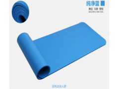 厂家直销80cm加宽15mm加厚NBR防滑瑜伽垫健身垫平板支持 出口品质图3