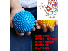 7.5cm9.5cmPVC刺球按摩穴位握力球尖钉子筋膜瑜伽球健身球刺猬球图3