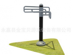 室外小区健身器材 健身路径 双人坐推训练器图3