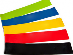 乳胶拉力带瑜伽弹力圈健身阻力训练带 resistance band 定制LOGO图2