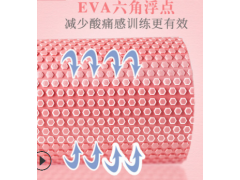 按摩浮点瑜伽柱 实心eva泡沫轴foam roller 45cm实心瑜伽辅助滚轴图3