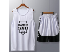 篮球服套装男定制蓝球服青少年夏季球服男生透气背心篮球衣服印字图2