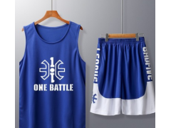 篮球服套装男定制蓝球服青少年夏季球服男生透气背心篮球衣服印字图3