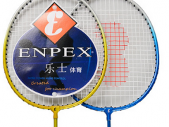 乐士（Enpex）羽毛球拍对拍 休闲旅游情侣羽拍001送3只装羽毛球图3