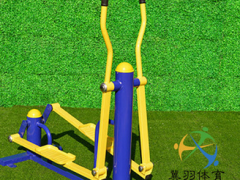 户外单人椭圆机 户外健身器材 小区健身路径 体育器材 健身车图2