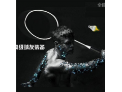 智博碳素羽毛球拍 一体式比赛训练专用拍超轻耐打送拍套火拼特卖图2