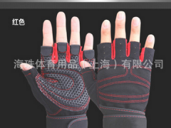 健身手套男士女金仕堡健身房半指运动手套锻练哑铃举重护腕防滑图2