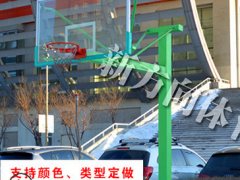 地埋篮球架 成人固定标准地埋户外室内学校休闲图2
