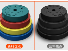 杠铃套装哑铃两用组合 家用举重深蹲健身器材 直杆2.5小孔杠铃片图3