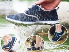 夏季飞织网面轻便跑鞋户外涉水速干鞋 懒人休闲鞋图3