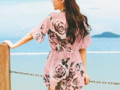 新款泳衣 时尚性感甜美分体裙式三件套泳衣图3