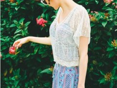 VICKI泳衣女士分体比基尼罩衫泳装四件套游泳衣图2