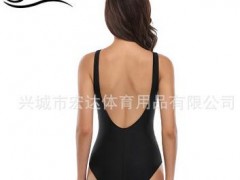 Ebay亚马逊速卖通爆款欧美连体女式泳衣拼接泳装露背高腰比基尼图3
