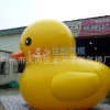 定制佳凯pvc闭气大型充气水上大黄鸭卡通气模加厚大黄鸭造型