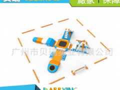 大型水上闯关设备 水上乐园娱乐设施 竞技大冲关移动水上乐园设备图2