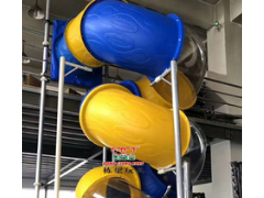 小型儿童游泳池塑料滑梯镀锌管喷水海豚座椅玩具定制户外水上乐园图3