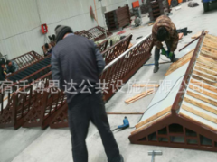 候车亭厂家生产公交站台 仿古公交站台 候车亭 乡镇候车亭图3